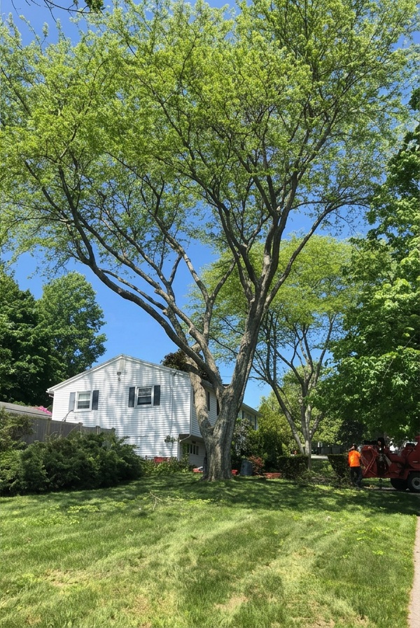 Tree Trimming project after service